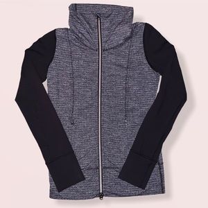 Lululemon heathered denim black sleeves jacket